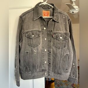 Women’s Levi’s denim jacket, black, size large